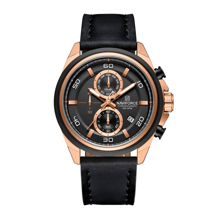Reloj Naviforce Original Nf8075 Analogo Hombre + Estuche