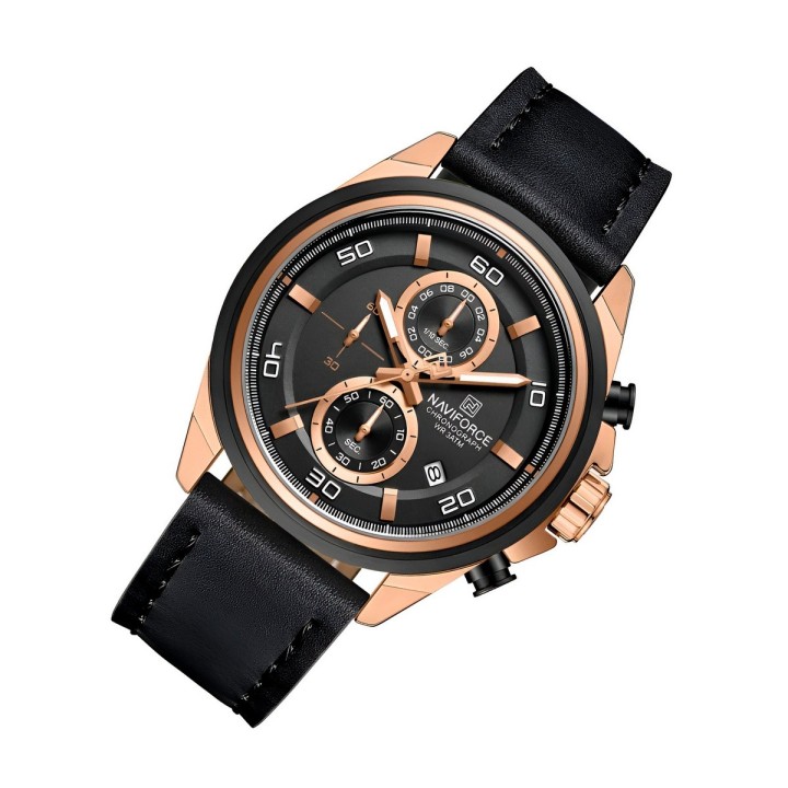 Reloj Naviforce Original Nf8075 Analogo Hombre + Estuche