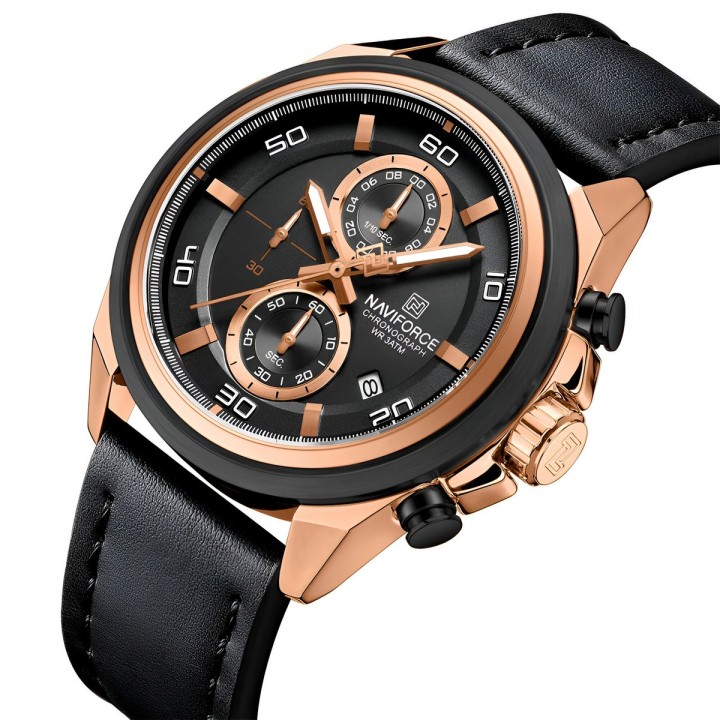 Reloj Naviforce Original Nf8075 Analogo Hombre + Estuche