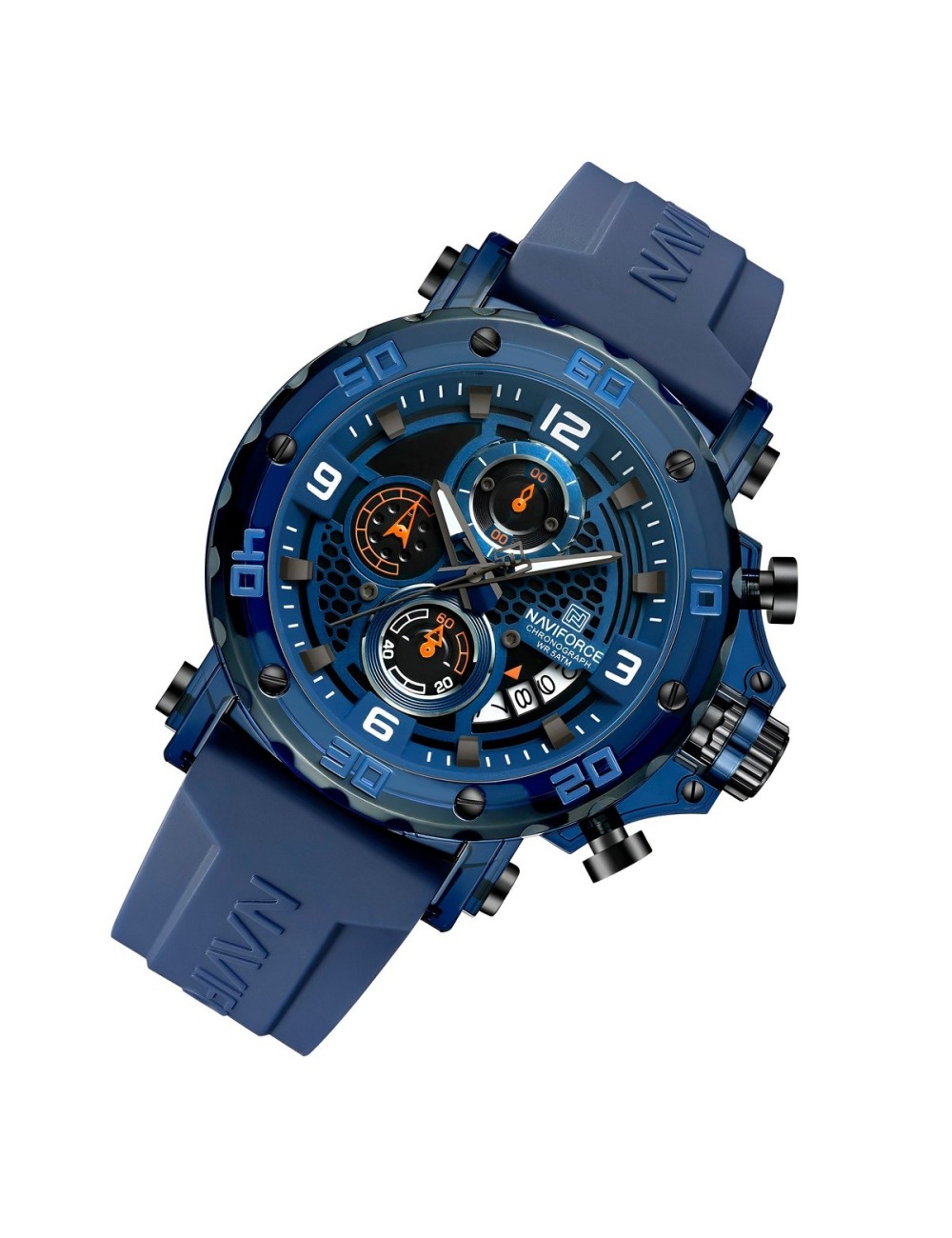 Reloj Naviforce Original Nf7123 Analogo Hombre + Estuche