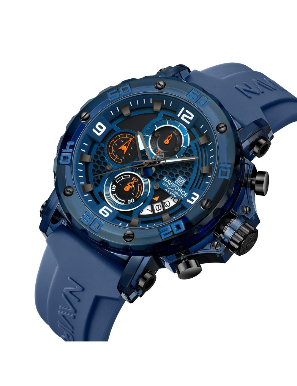 Reloj Naviforce Original Nf7123 Analogo Hombre + Estuche