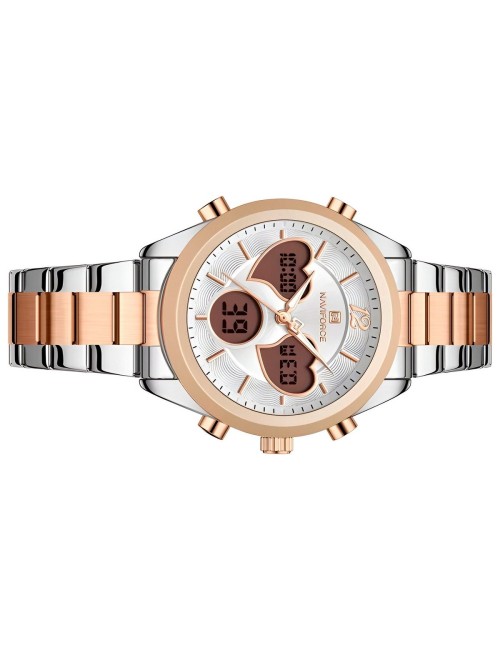Reloj Naviforce Original Nf5045 Digital Mujer + Estuche