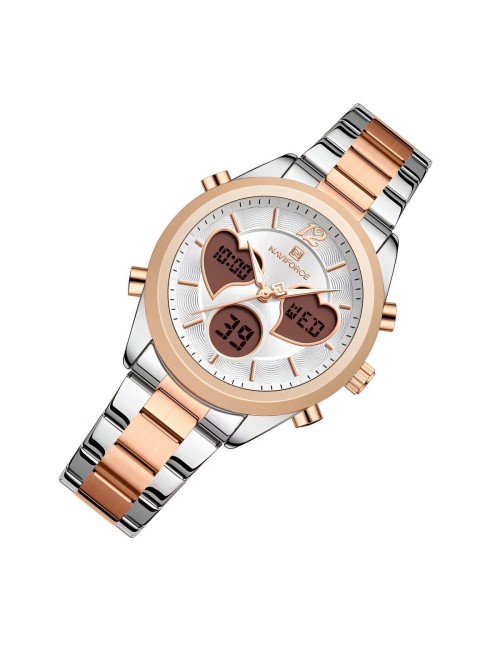 Reloj Naviforce Original Nf5045 Digital Mujer + Estuche