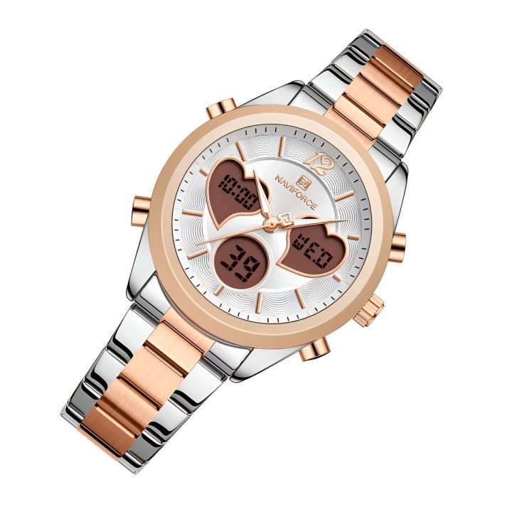 Reloj Naviforce Original Nf5045 Digital Mujer + Estuche