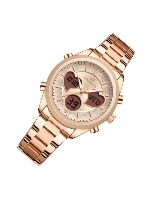 Reloj Naviforce Original Nf5045 Digital Mujer + Estuche