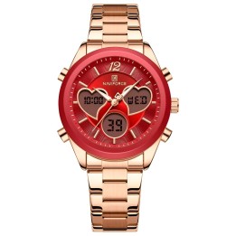 Reloj Naviforce Original Nf5045 Digital Mujer + Estuche