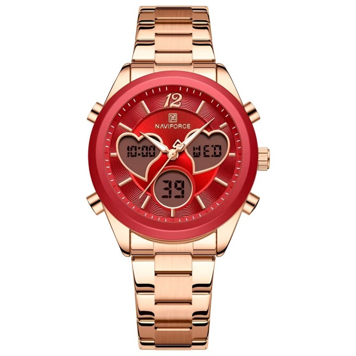 Reloj Naviforce Original Nf5045 Digital Mujer + Estuche