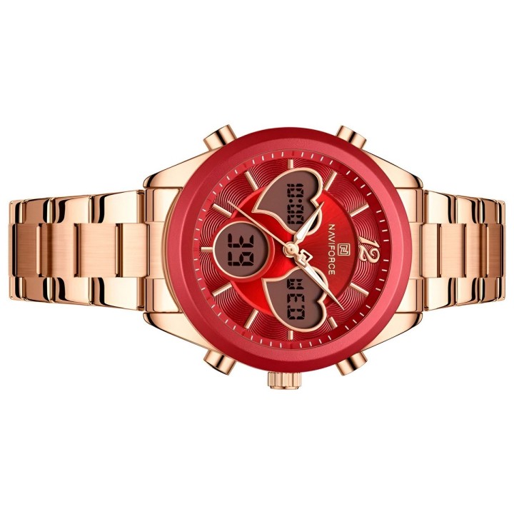 Reloj Naviforce Original Nf5045 Digital Mujer + Estuche