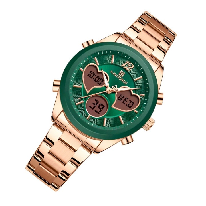 Reloj Naviforce Original Nf5045 Digital Mujer + Estuche