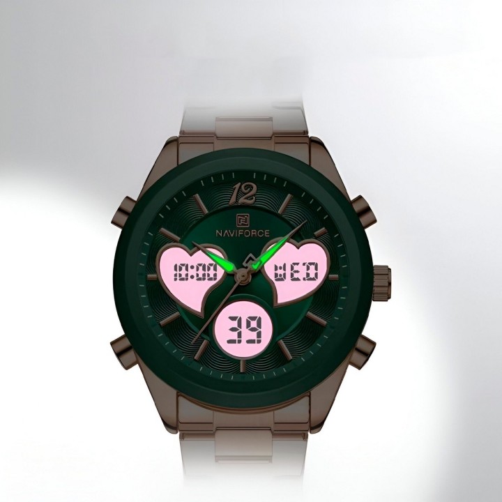 Reloj Naviforce Original Nf5045 Digital Mujer + Estuche
