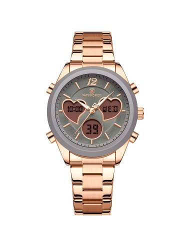 Reloj Naviforce Original Nf5045 Digital Mujer + Estuche