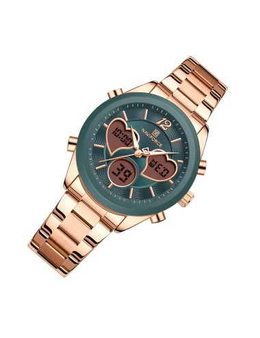 Reloj Naviforce Original Nf5045 Digital Mujer + Estuche