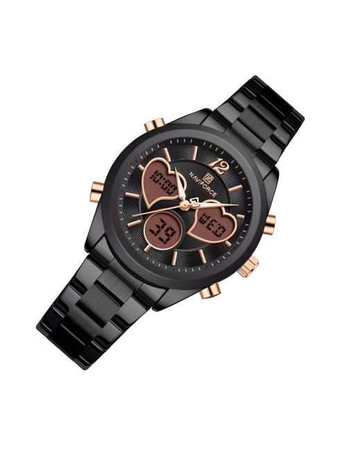 Reloj Naviforce Original Nf5045 Digital Mujer + Estuche