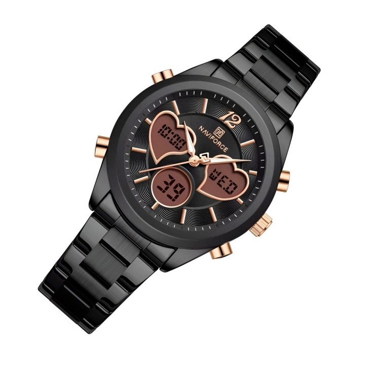 Reloj Naviforce Original Nf5045 Digital Mujer + Estuche