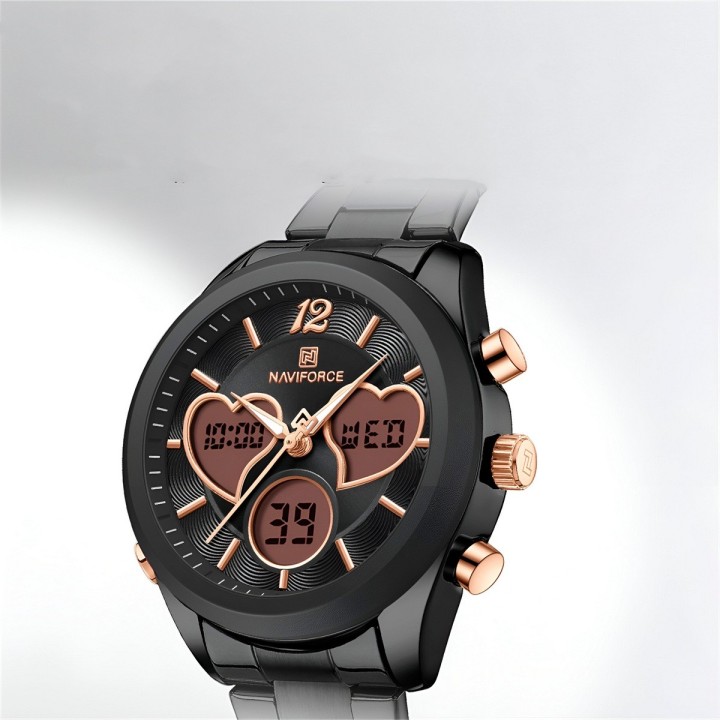 Reloj Naviforce Original Nf5045 Digital Mujer + Estuche
