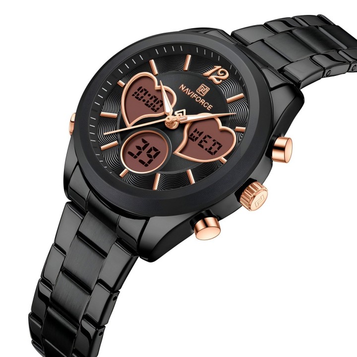 Reloj Naviforce Original Nf5045 Digital Mujer + Estuche
