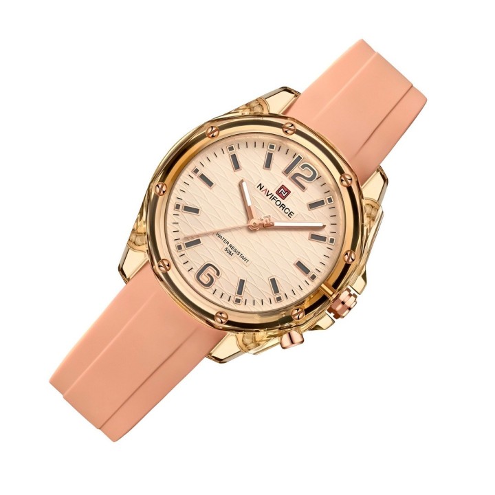 Reloj Naviforce Original Nf6103 Analogo Mujer + Estuche
