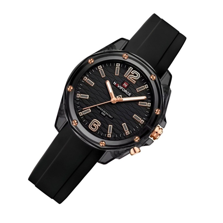 Reloj Naviforce Original Nf6103 Analogo Mujer + Estuche
