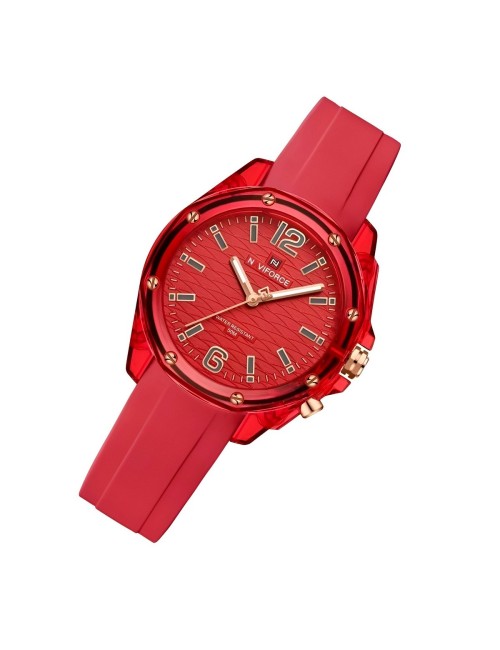 Reloj Naviforce Original Nf6103 Analogo Mujer + Estuche