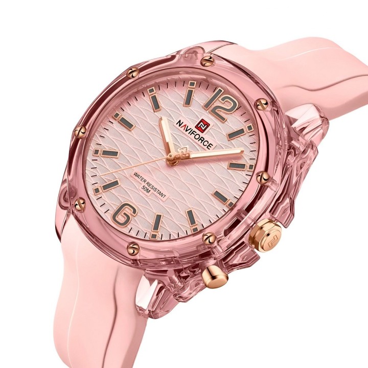 Reloj Naviforce Original Nf6103 Analogo Mujer + Estuche