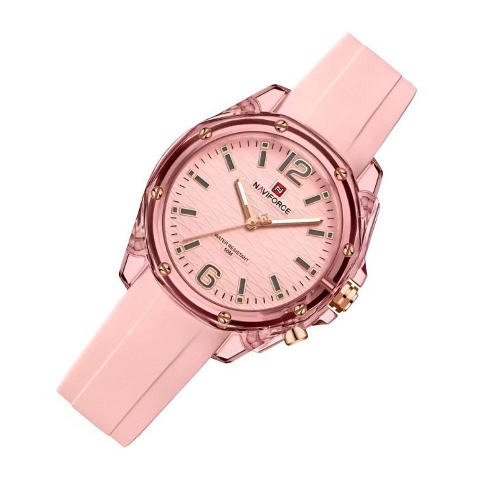Reloj Naviforce Original Nf6103 Analogo Mujer + Estuche
