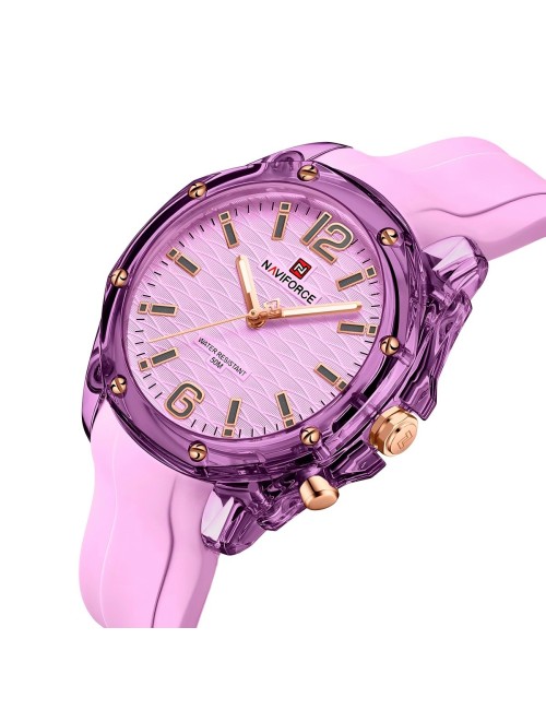 Reloj Naviforce Original Nf6103 Analogo Mujer + Estuche