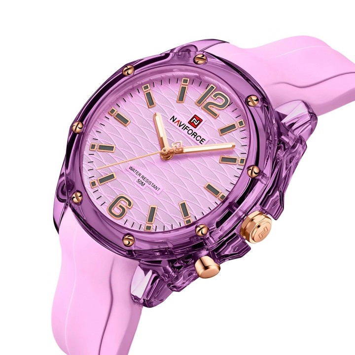 Reloj Naviforce Original Nf6103 Analogo Mujer + Estuche