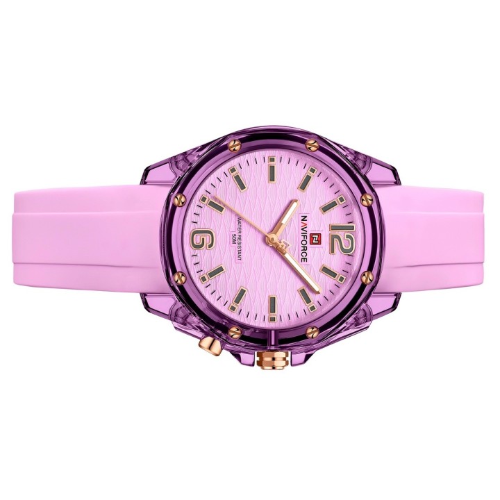 Reloj Naviforce Original Nf6103 Analogo Mujer + Estuche