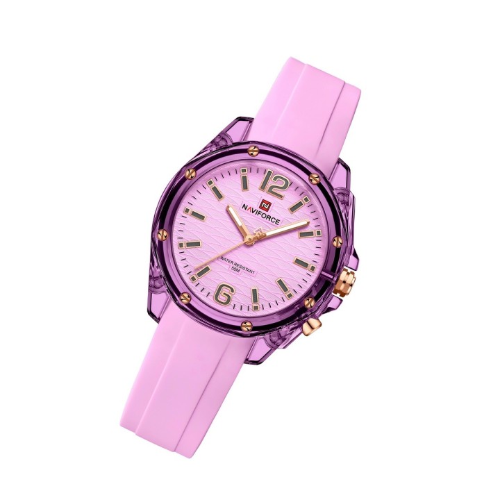 Reloj Naviforce Original Nf6103 Analogo Mujer + Estuche