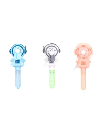Burbujero Astronauta Ventilador Portatil Set X 3 Unidades