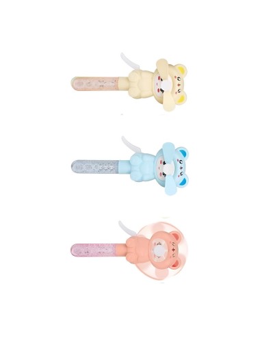 Burbujero Muñeca Oso Ventilador Portatil Set X 3 Unidades