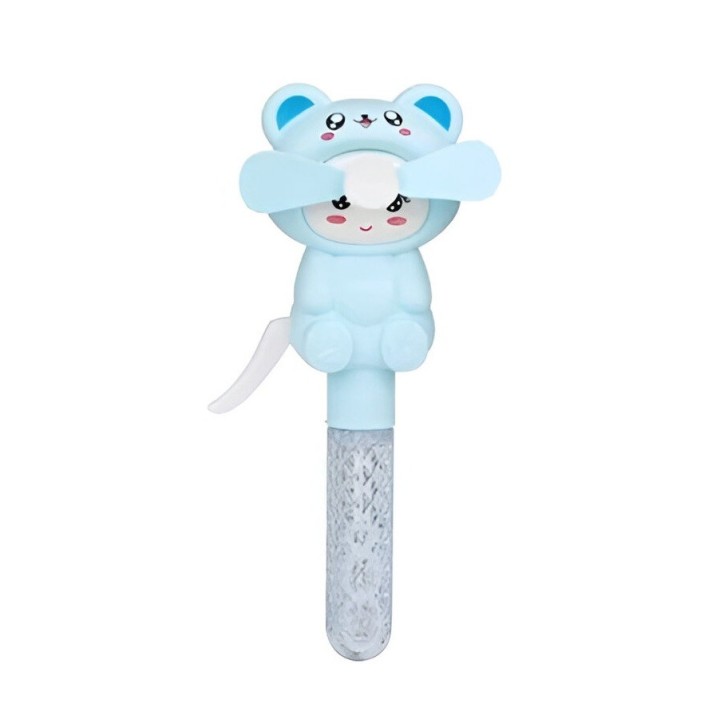 Burbujero Muñeca Oso Ventilador Portatil Set X 3 Unidades