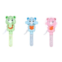 Burbujero Oso Corazon Ventilador Portatil Set X 3 Unidades