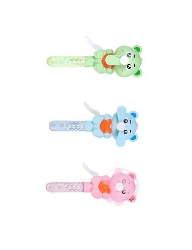 Burbujero Oso Corazon Ventilador Portatil Set X 3 Unidades