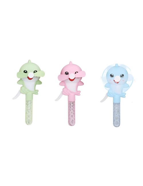 Burbujero Tiburon Pez Ventilador Portatil Set X 3 Unidades