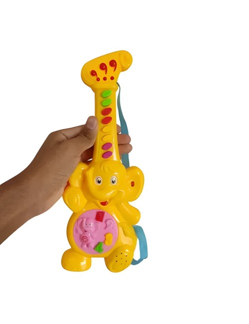 Guitarra Elefante Juguete Interactivo Sonidos + Bateria