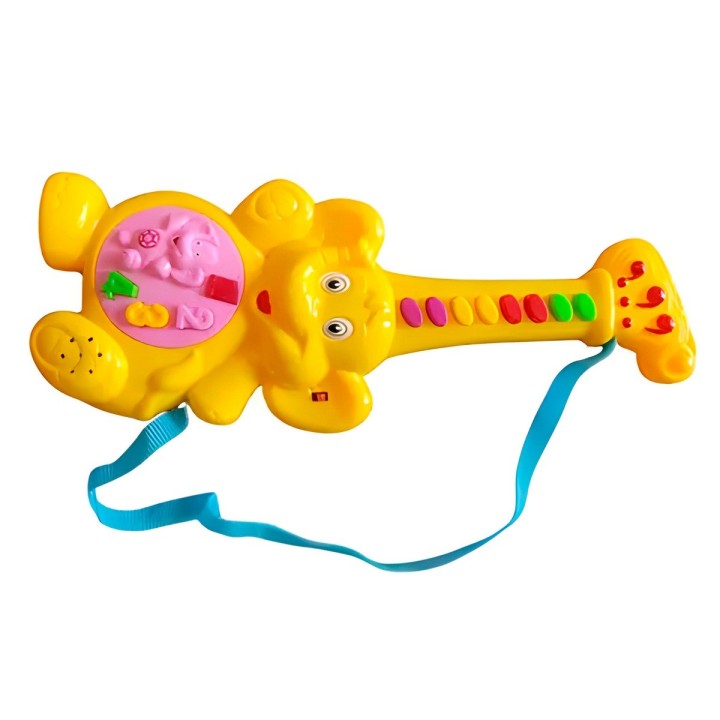 Guitarra Elefante Juguete Interactivo Sonidos + Bateria