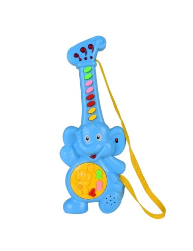 Guitarra Elefante Juguete Interactivo Sonidos + Bateria