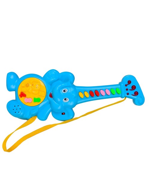 Guitarra Elefante Juguete Interactivo Sonidos + Bateria