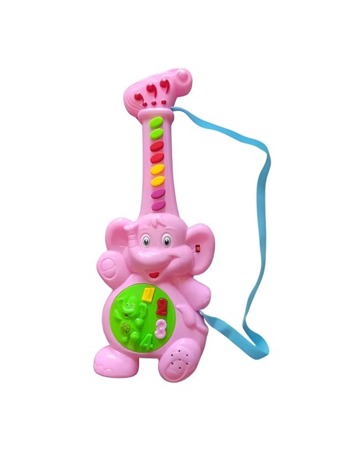 Guitarra Elefante Juguete Interactivo Sonidos + Bateria