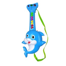 Guitarra Tiburon Juguete Interactivo Sonidos + Bateria