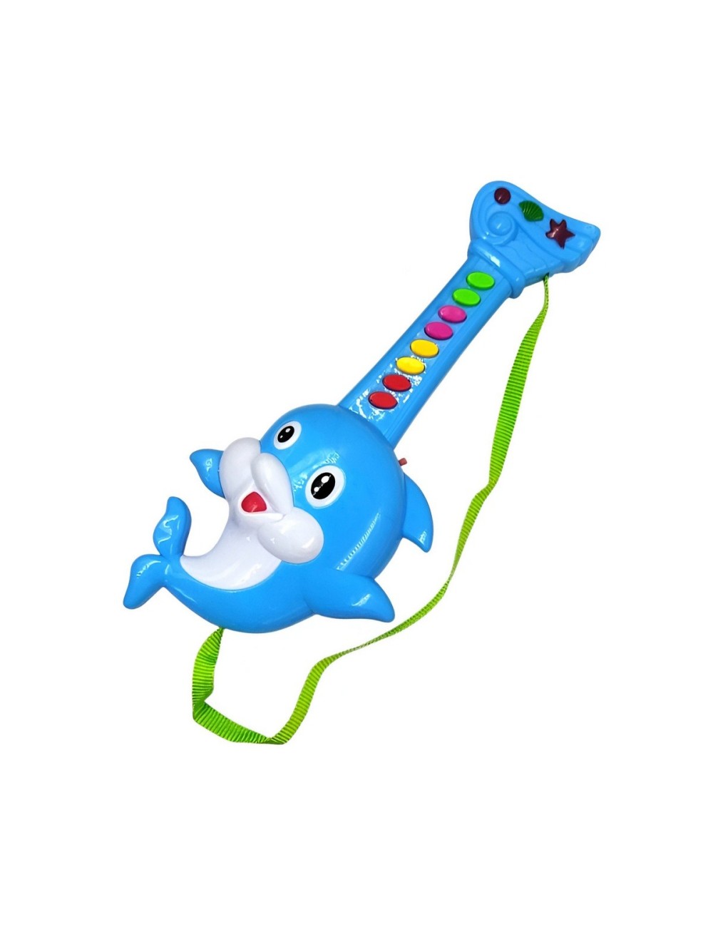 Guitarra Tiburon Juguete Interactivo Sonidos + Bateria