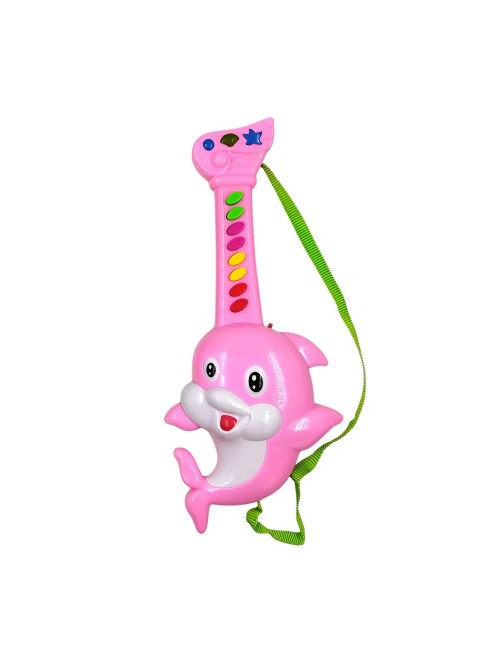 Guitarra Tiburon Juguete Interactivo Sonidos + Bateria