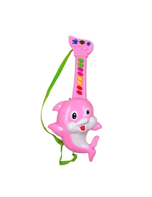 Guitarra Tiburon Juguete Interactivo Sonidos + Bateria