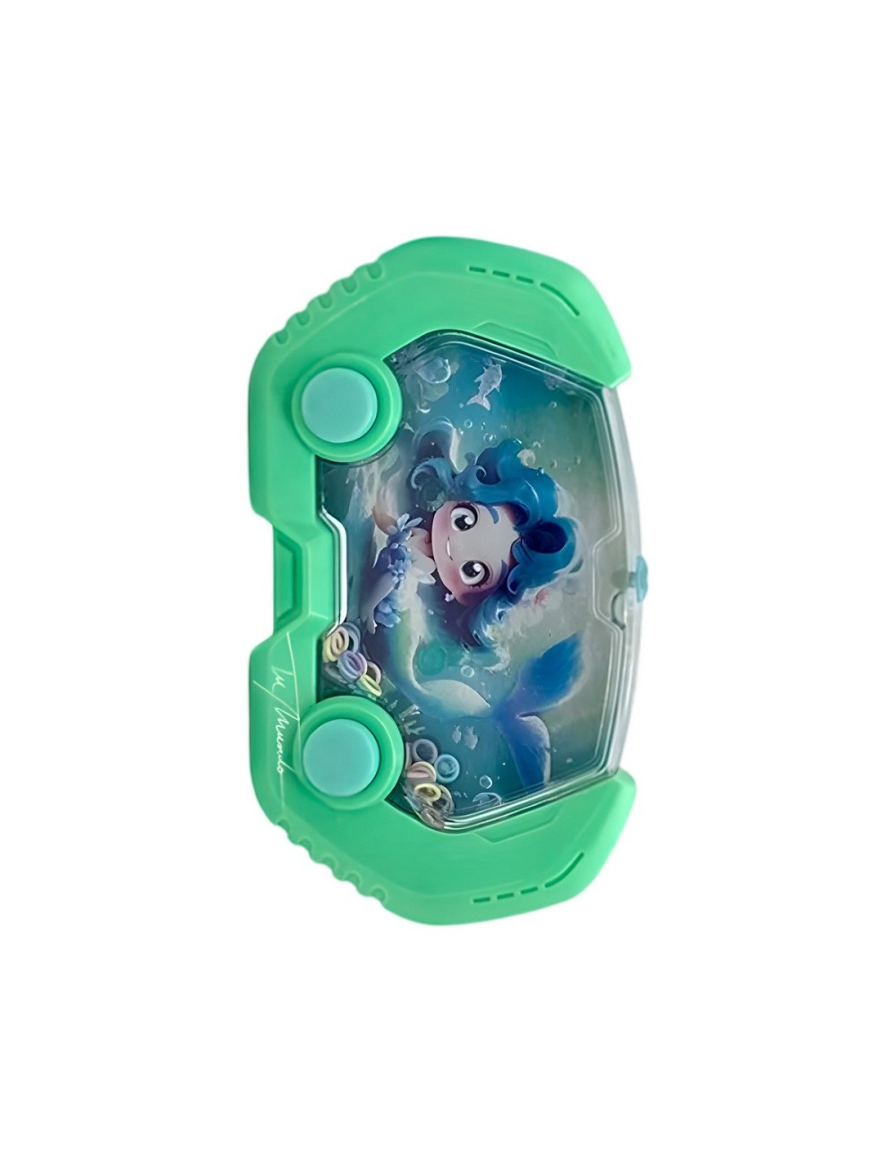 Juguete Anillos Diseño Atari De Agua Sirena Mundo Marino X 4