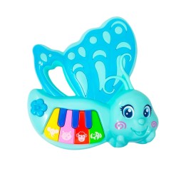 Piano Musical Mariposa Bebe Aprendizaje Didactico + Bateria