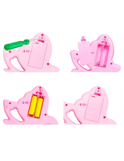 Piano Musical Mariposa Bebe Aprendizaje Didactico + Bateria