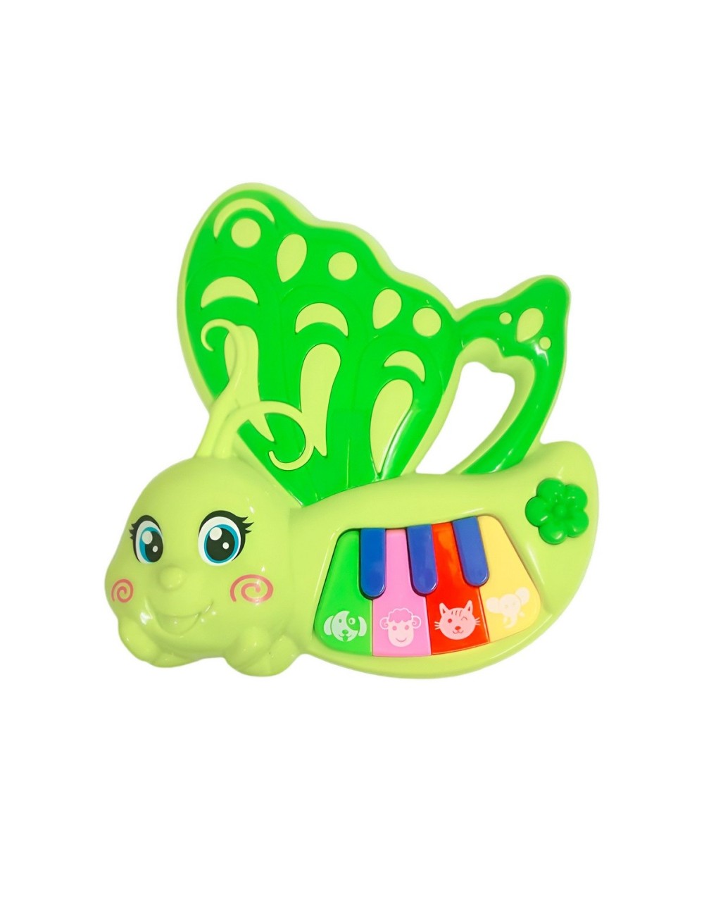 Piano Musical Mariposa Bebe Aprendizaje Didactico + Bateria