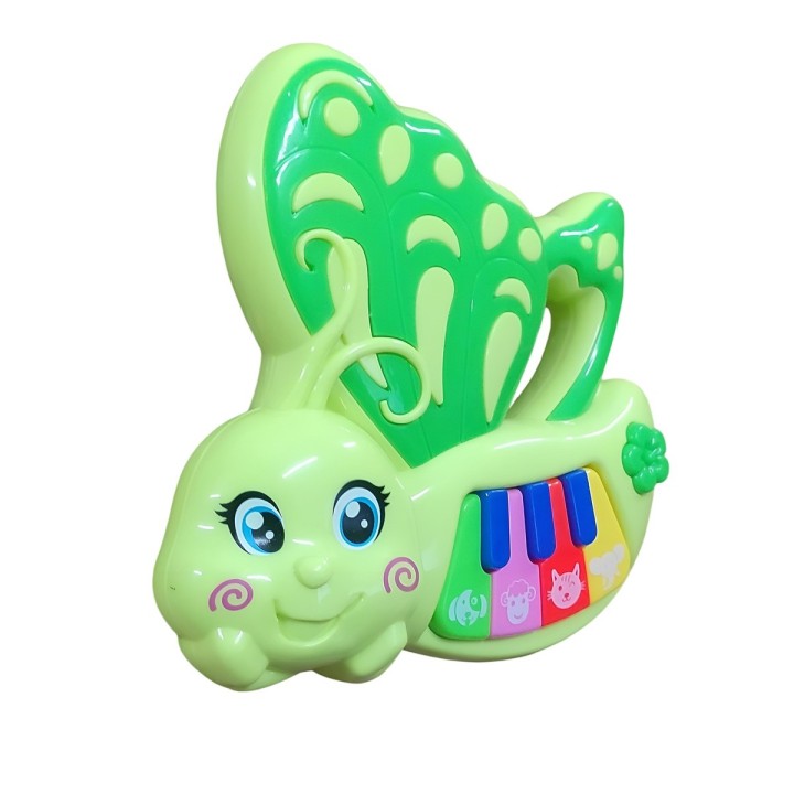 Piano Musical Mariposa Bebe Aprendizaje Didactico + Bateria