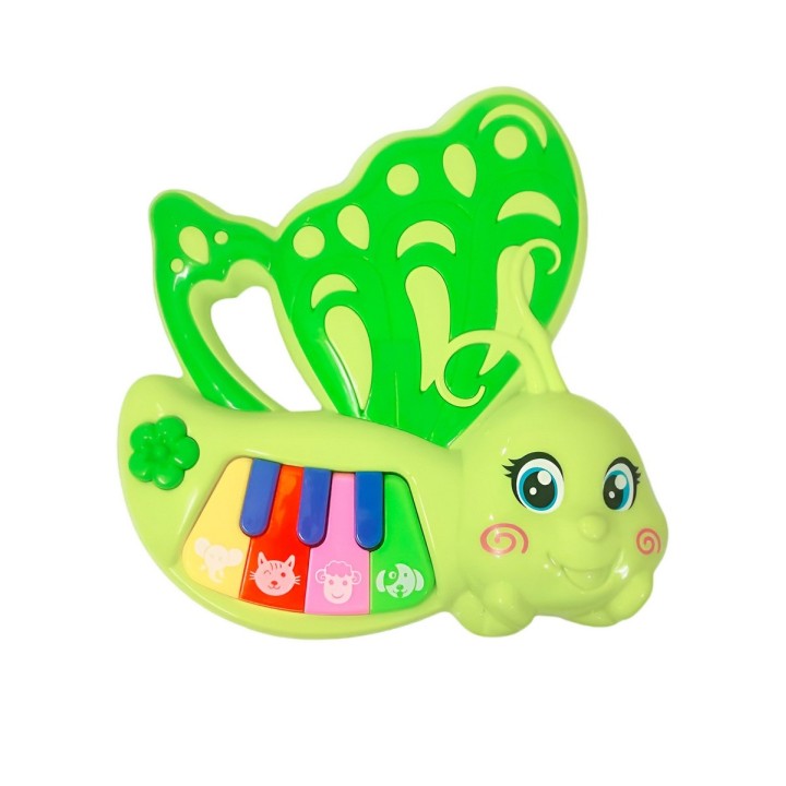 Piano Musical Mariposa Bebe Aprendizaje Didactico + Bateria